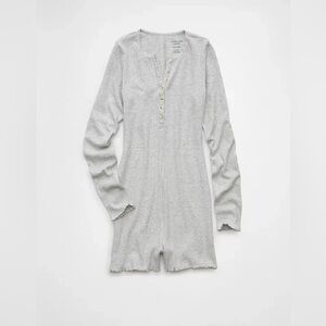 American Eagle Henley Lounge Romper